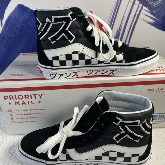 Vans Sk8-Hi Japanese Checkerboard skating shoes - Picture 7 of 12